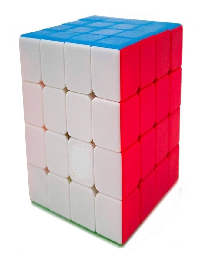 ICW Stickerless Speed Square Cube Stickerless Brainstorming Magic Smooth Puzzle Games for Children and Adult (4X4) - Image 3